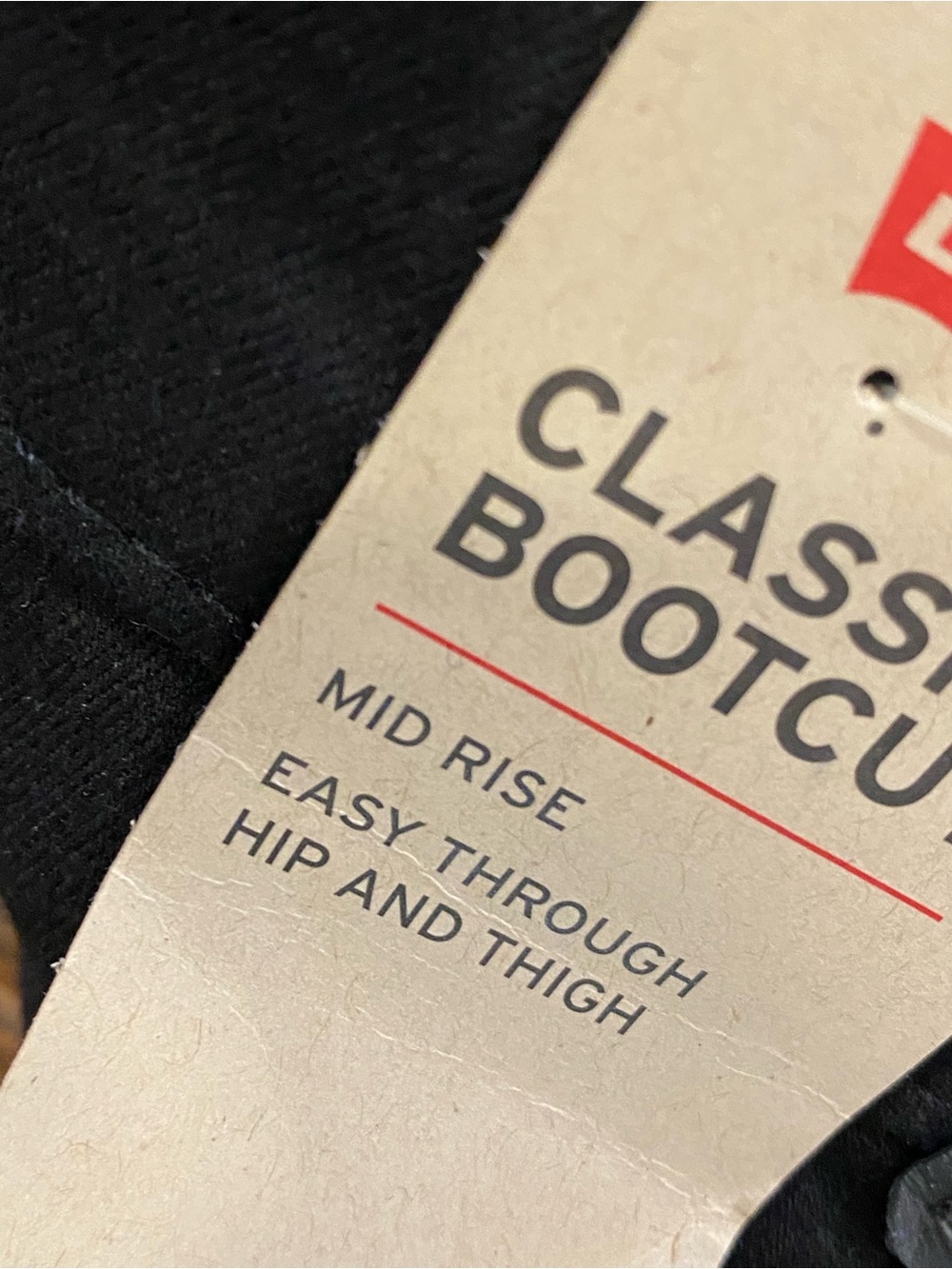 Levis Classic Bootcut 👢 Jeans in Black🖤 NWT - Picture 4 of 6